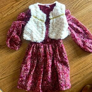 Cutest Boho dress and vest! Two pieces! Size 5!